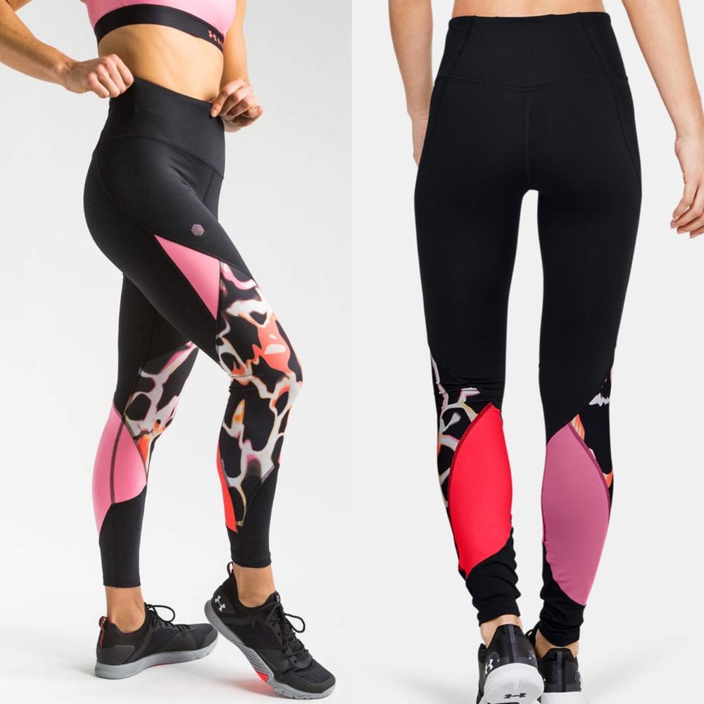 Under Armour Rush Print Color Block Leggings